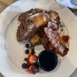 Pamela's On The Hudson - Yummy. French toast bacon and fruit