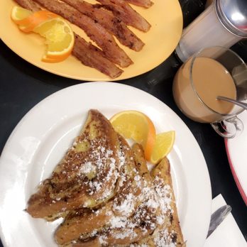 Flavor Table - Plain French toast and a side of bacon - Cajun/Creole Near Me - Los Angeles, California Flavor Table - Plain French toast and a side of bacon - Cajun/Creole Near Me - Los Angeles, California