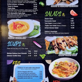 Gabino's Mexican Grill - Menu - Mexican Near Me - Jackson, Georgia