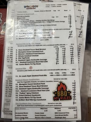 Menu photo 1 Memphis Minnie's San Francisco, CA Menu photo 1 Memphis Minnie's San Francisco, CA