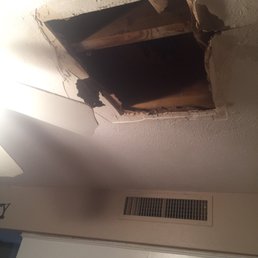 It took a months to repair and I was charged for the damage to the floor from the contractors scraping my floors. It took a months to repair and I was charged for the damage to the floor from the contractors scraping my floors.