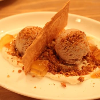 Zaytinya - Turkish Delight - a modern twist, with walnut ice cream, yogurt mousse, honey geleé, orange-caramel sauce, and caramelized pine nuts - Greek Near Me - Washington, DC, District of Columbia Zaytinya - Turkish Delight - a modern twist, with walnut ice cream, yogurt mousse, honey geleé, orange-caramel sauce, and caramelized pine nuts - Greek Near Me - Washington, DC, District of Columbia