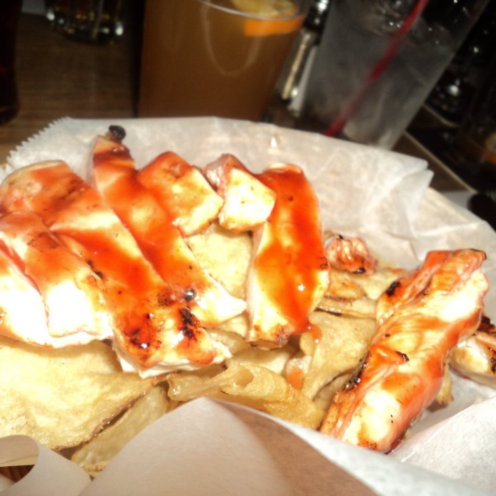 O'lacy's - bbq chicken strip basket with chips - Irish Pub Near Me - Batavia, New York