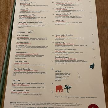 Jo's Modern Thai - Menu - Thai Near Me - Oakland, California Jo's Modern Thai - Menu - Thai Near Me - Oakland, California
