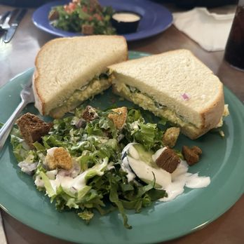 Country Folks Deli - Egg Salad on White - w/ Garden Salad - New American Near Me - Longview, Washington Country Folks Deli - Egg Salad on White - w/ Garden Salad - New American Near Me - Longview, Washington