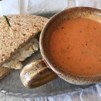 Franklin Mercantile Deli - Chicken salad on multigrain and Tomato Basil Soup. - Delis Near Me - Franklin, Tennessee Franklin Mercantile Deli - Chicken salad on multigrain and Tomato Basil Soup. - Delis Near Me - Franklin, Tennessee
