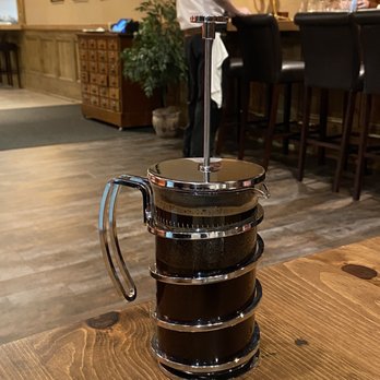 Oak & Reed - Small French press coffee served at the table. - Beer Bar Near Me - Middletown, New York Oak & Reed - Small French press coffee served at the table. - Beer Bar Near Me - Middletown, New York
