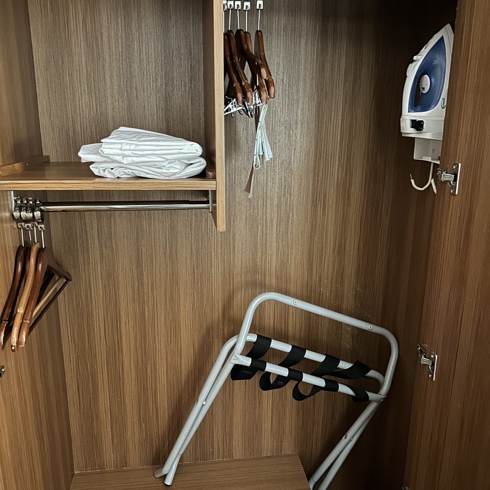 SpringHill Suites by Marriott Houston NASA/Seabrook - Closet with luggage rack and iron. I don't remember seeing an ironing board. - Hotels Near Me - Seabrook, Texas SpringHill Suites by Marriott Houston NASA/Seabrook - Closet with luggage rack and iron. I don't remember seeing an ironing board. - Hotels Near Me - Seabrook, Texas