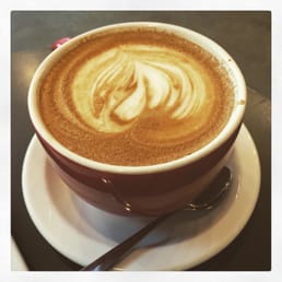 Almond milk latte Almond milk latte