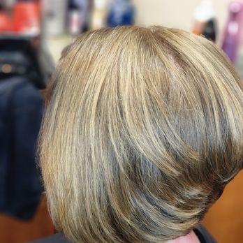 Slingin Shears - Sun kissed Bob - Hair Salons Near Me - Glen Allen, Virginia