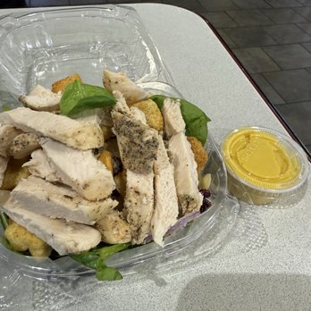 Jawa Market - 16 oz. Spinach Cranberry Almond Salad with Grilled Chicken and Honey Mustard - Salad Near Me - Baltimore, Maryland Jawa Market - 16 oz. Spinach Cranberry Almond Salad with Grilled Chicken and Honey Mustard - Salad Near Me - Baltimore, Maryland