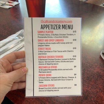 I-5 Cafe and Creamery - Appetizer Menu - Cafes Near Me - Orland, California I-5 Cafe and Creamery - Appetizer Menu - Cafes Near Me - Orland, California