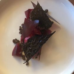 Whitebait - Chocolate, plum dessert.... heavenly!