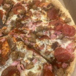 Rafael's Italian Restaurant - We ordered a meat lovers pizza and a vegetarian pizza.