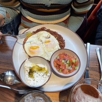 Miriam - Potato Pancake - Mediterranean Near Me - New York, New York Miriam - Potato Pancake - Mediterranean Near Me - New York, New York