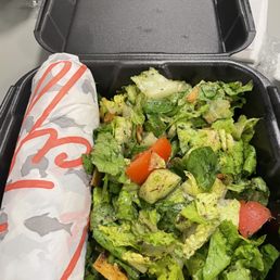 Garlic Chicken Wrap