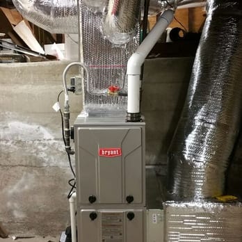 HVAC Replacement Services - High efficiency furnace with metal ductwork, all wrapped in bubble like a Christmas present - Heating & Air Conditioning/HVAC Near Me HVAC Replacement Services - High efficiency furnace with metal ductwork, all wrapped in bubble like a Christmas present - Heating & Air Conditioning/HVAC Near Me