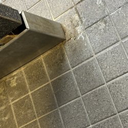 Kennedy Club Fitness - Hard water stains on floors.
