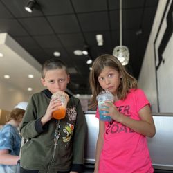 The Sodamix - The Blue and orange fans stopped in and they loved it.