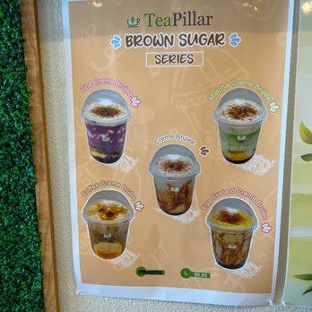 Tea Pillar - Ube cream brûlée is my all-time favorite! You can ask for less sweet too! - Bubble Tea Near Me - Cedar Park, Texas
