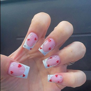 VIP Nails - Gel full set, french tip design - Nail Salons Near Me - Indianapolis, Indiana VIP Nails - Gel full set, french tip design - Nail Salons Near Me - Indianapolis, Indiana