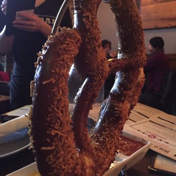 That Meetball Place - Jumbo Bavarian Pretzel of Asiago variety. Delicious. - Bars Near Me - Patchogue, New York