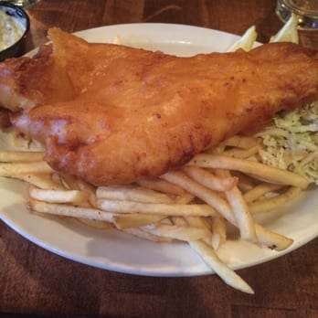 Mama's on the Half Shell - Fish and chips, but paid a little more for fries instead of potato chips. - Bars Near Me - Baltimore, Maryland