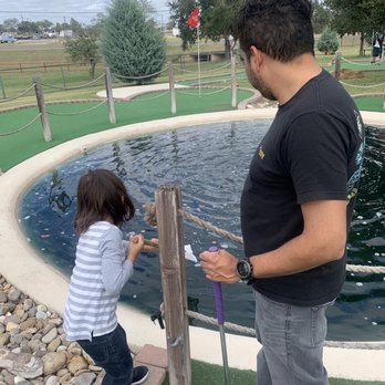 Green Acres Golf & Games - Ball fetching with nets in the pond - Amusement Parks Near Me - San Antonio, Texas