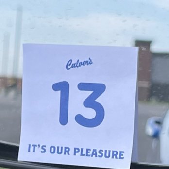 Culver’s - Watch out the guy is going to throw a sticker on your mirror - Fast Food Near Me - Wichita, Kansas Culver’s - Watch out the guy is going to throw a sticker on your mirror - Fast Food Near Me - Wichita, Kansas
