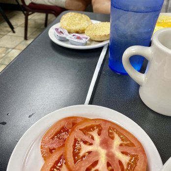 The Lunch Box Cafe - Fresh tomatoes with the ham steak breakfast nice swap out because I did not want the toast or English muffin - Cafes Near Me - Lebanon, Missouri The Lunch Box Cafe - Fresh tomatoes with the ham steak breakfast nice swap out because I did not want the toast or English muffin - Cafes Near Me - Lebanon, Missouri