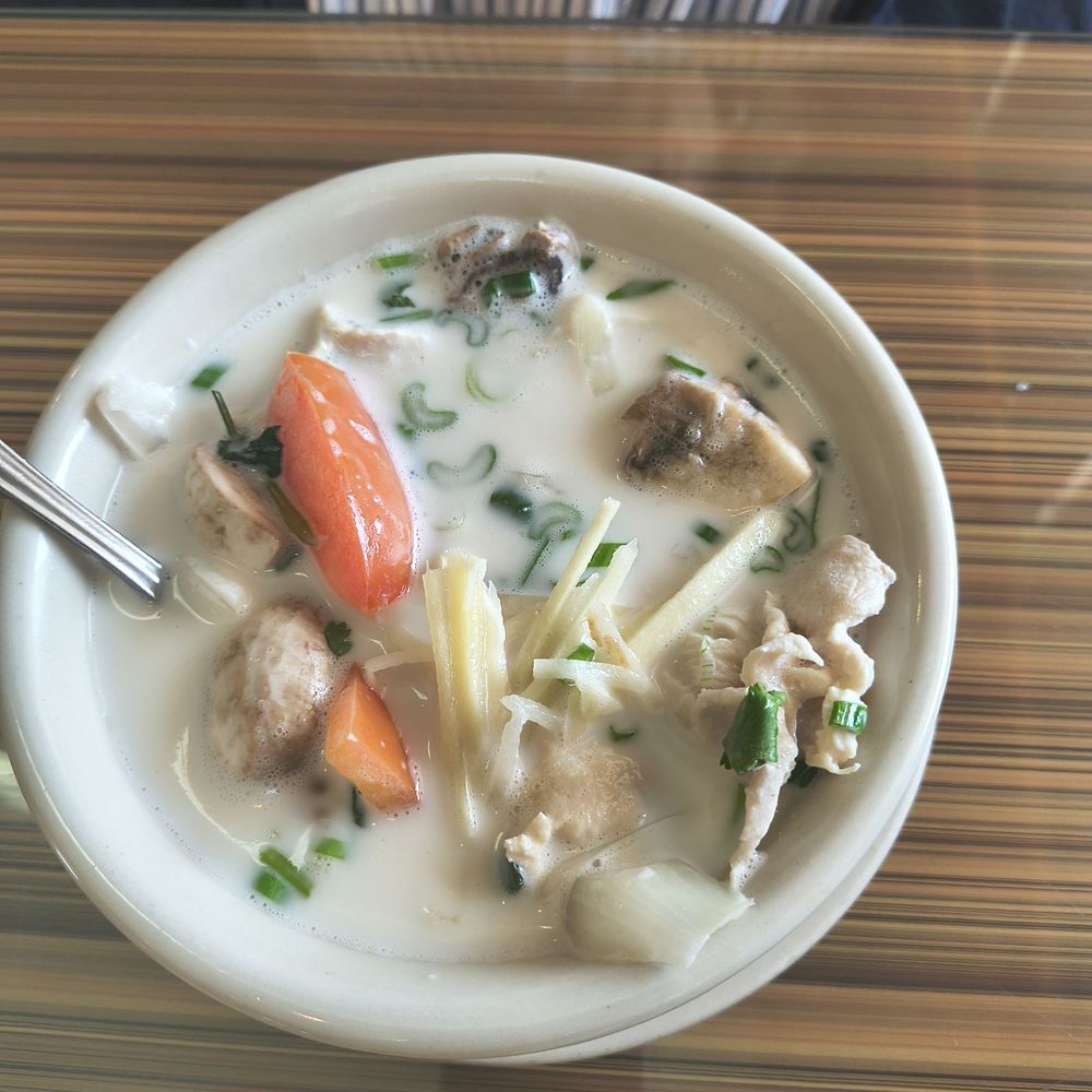 Thai Bangkok - The soup was good. Did request for fresh ginger to add to the soup. - Thai Near Me - High Point, North Carolina