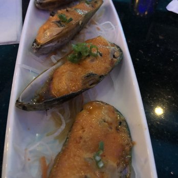 Top Sushi - Baked mussels (has a nice kick) - Sushi Bars Near Me - Cypress, Texas Top Sushi - Baked mussels (has a nice kick) - Sushi Bars Near Me - Cypress, Texas