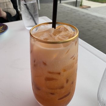 Kin Dee - Thai Tea Latte - not that good. I'd skip it - Thai Near Me - Houston, Texas