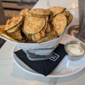 Toulouse Cafe and Bar - Zucchini chips - French Near Me - Plano, Texas Toulouse Cafe and Bar - Zucchini chips - French Near Me - Plano, Texas