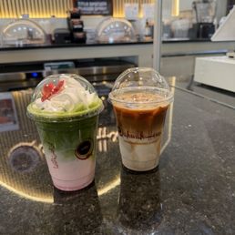 Strawberry Matcha Latte