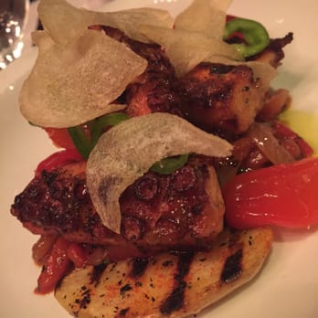Carbone - octopus appetizer - perfection - Italian Near Me - New York, New York Carbone - octopus appetizer - perfection - Italian Near Me - New York, New York