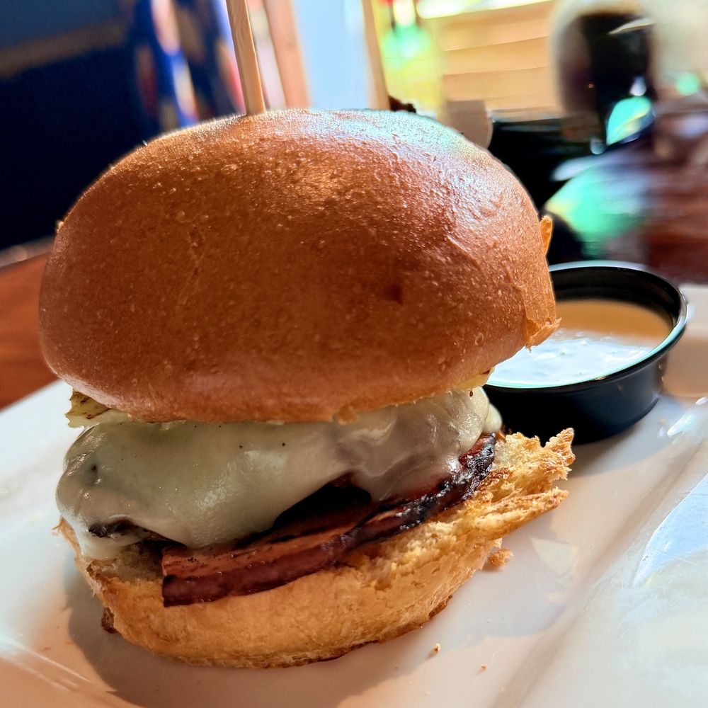 Rehab Burger Therapy - 5 oz. Relapse Hawaiian Burger - Burgers Near Me - Scottsdale, Arizona Rehab Burger Therapy - 5 oz. Relapse Hawaiian Burger - Burgers Near Me - Scottsdale, Arizona