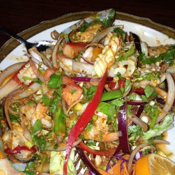 Real Thai - Seafood Salad - Thai Near Me - Wheat Ridge, Colorado Real Thai - Seafood Salad - Thai Near Me - Wheat Ridge, Colorado