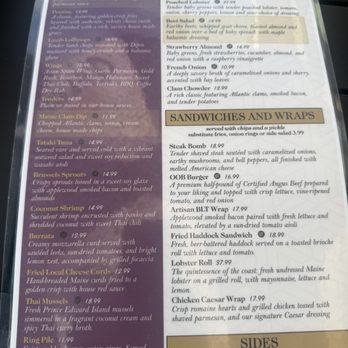 The Local OOB - Menu - Seafood Near Me - Old Orchard Beach, Maine The Local OOB - Menu - Seafood Near Me - Old Orchard Beach, Maine