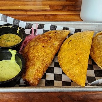 Curuba - Empanada Platter Appetizer - Latin American Near Me - Allen, Texas Curuba - Empanada Platter Appetizer - Latin American Near Me - Allen, Texas