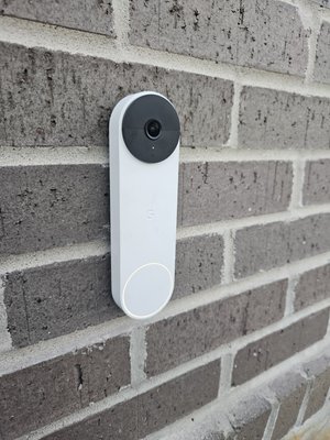Installed Video Doorbell - These houses had NO previous wiring for the Video Doorbell System. Elijah services was able to install the new video doorbell system in a clean manor