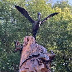 Aurora Arboretum - Newly installed Heron.