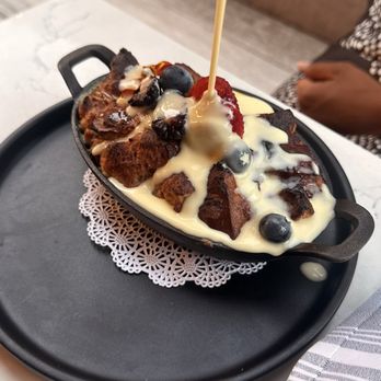 Crave Dessert Bar - Bailey's Bread Pudding - Lounges Near Me - Charlotte, North Carolina