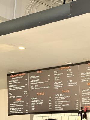 Menu photo 1 Super Duper Burgers Emeryville, CA Menu photo 1 Super Duper Burgers Emeryville, CA