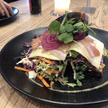 Cafe Knarr - Ham & Cheese Sandwhich - Salad Near Me - Roskilde, 84