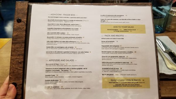 Menu photo 8 Costa Sorrento Markham, ON