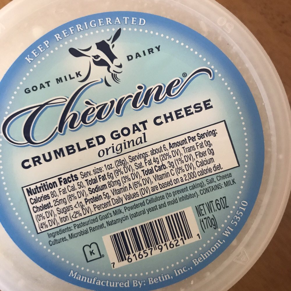 Expired goat cheese