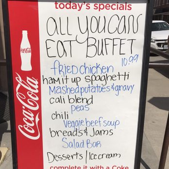 Gingerich Dutch Pantry - a menu for a cold beverage - Buffets Near Me - Jamesport, Missouri