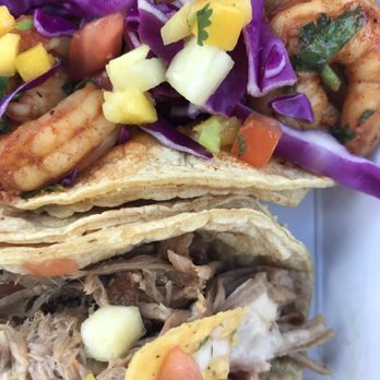 Revolucion - Shrimp and pork taco - Mexican Near Me - Indianapolis, Indiana