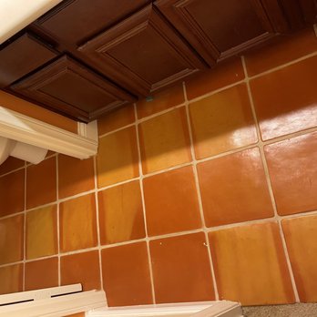 Rite-A-Way Flooring Services - New flooring in a Spanish style bathroom. - Flooring Near Me Rite-A-Way Flooring Services - New flooring in a Spanish style bathroom. - Flooring Near Me